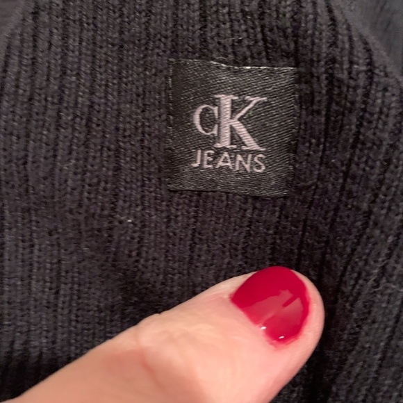 Calvin Klein Jeans Men's Sweater in Black Large - Picture 5 of 6